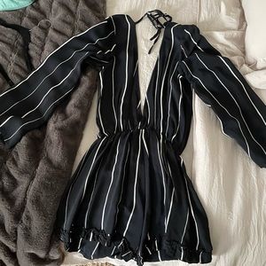 Faithful the Brand Stripped Romper